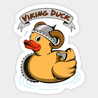 Duck viking Sticker